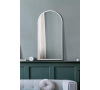 Large New Rustic Black Multi Panelled Arched Window Garden Outdoor Mirror5ft3 x 3ft / 160cm x 91cm