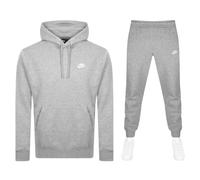 (Large) Nike Club Hooded Grey Tracksuit
