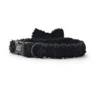 (Large, Noir) HugglePets Skye & Murphy Teddy Dog Collar & Bow Tie