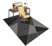 Large Non-Slip Carpet Office Chair Mat Floor Protector for Gaming & Home Desks 100 x 140 cm Ideal for Carpets & Hard Surfaces Wear-Resistant Rubber Backing FANDIAO