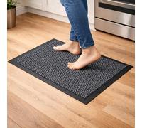 Large Non Slip Door Mats Indoor 50cm x 80cm Extra Large Indoor Mats for Entrances- Front & back door Doormats, Rubber back Dirt & Dust trapper Barrier Mat, Absorbent Large Entrance rug & Floor mat