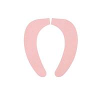 Large Non-Slip Plush Textiles Toilet Lid Travel Portable Reusable Toilet Potty Seat Covers Liner Pink Environmentally Friendly and Practical Durability
