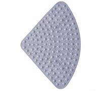 Large Non-Slip Shower Mat 54x54cm with 162 Suction Cups | Comfortable TPE Textured Surfaces for Standing Showers, Fast Drainage Bath Floor Mat for Bathroom Safety and Comfort