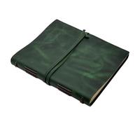 Large Notebook Journal - Genuine Leather Journals for Writing A4 Size Diary 8x10 Inch, Notepad For Women and Man, Gifts,Work,Travel Dark Green