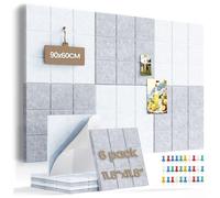 Large Notice Board for Home Office: 100% Full Surface Strong Adhesive
