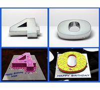 Large Number Four & Zero Birthday Wedding Anniversary Cake Tin - 14” x 10” (3” deep) Each Cake tin