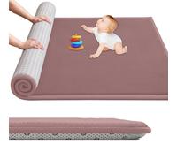 Large Nursery Carpets, Memory Foam Play Mat for Baby Non-Slip 3CM Thick 100 x 250 cm Children's Play Mat for Crawling Soft Play Tummy Time, Area Rug Playmat for Floor Living Room Tatami Modern