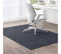 Large Office Chair Mat for Carpeted and Hardwood Floor Protector,6mm Thick Computer Gaming Chair Mat Anti-Slip Rolling Chairs Carpet for Wooden Floors (Black,180x200cm)