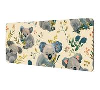 Large Office Desktop Mouse Pad, Lovely Koala Non-Slip Lightweight Computer Mouse Pad 35.2" x 15.7"