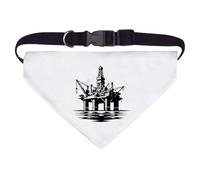 Large 'Offshore Oil Rig' Dog/Cat/Pet Bandana (PD00065234)
