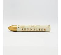 Large Oil Pastel Irid Pale Gold