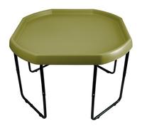 Large Olive 100cm Plastic Activity, Sand & Water Mixing Play Tray with Stand Adjustable to 3 Heights.