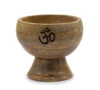 Large Om Ritual Incense Cone Holder - 11X6Cm, Ash Catcher & Decor