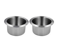 (large, One size) 1pc/2pcs Stainless Steel Cup Drink Can Holder RVs Cup Holder Rustproof Recessed Insert Drink Holder RVs Accessories