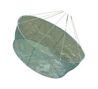 Large Open Mouth Foldable Fishing Net Durability Nylons Meshes With Baits Bag For Efficient Catching In Rivers Lake Pond Compacts Travel Fishing Landing Net