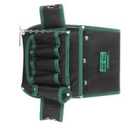 Large Opening Easy Access Utility Waist Bag Container Organizers Woodworker Belt with Snapping Fastener and Reinforced Bottom Practical Gifts for Men