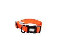 (Large, Orange) HugglePets Adjustable Snappy Dog Collar