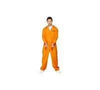 Mens Escaped Prisoner Fancy Dress Costume Men's Convict Outfit New by Smiffys