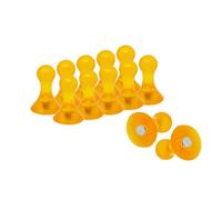 Large Orange Skittle Magnets For Fridge, Whiteboard, Noticeboard, Filing Cabinet (Pack Of 6)