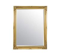 MirrorOutlet Buxton Gold Large Leaner Mirror 140 X 109 Cm, Gold