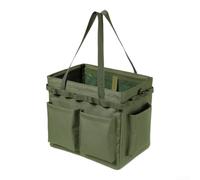 Large Outdoor Camping Storage Box With Table And Light Stand Organizer Bag For Garden Furniture Cushions Waterproof Heavy Duty Carry Handle 35x32x25cm(Green 35 * 32 * 25cm)