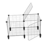 Large Outdoor Chicken Coop Heavy Duty Foldable Metal Wire Cage for Ducks Geese and Small Pets Spacious and Sturdy Poultry Enclosure for Farm Backyard Use