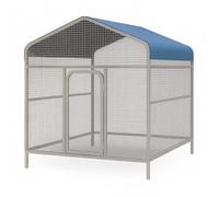 Large Outdoor Chicken Coop, Secure Hen House Cage with Lockable Door, Easy Assembly Poultry Shelter for Backyard Garden Farm(39.3x47.2x55.1in/100x120x140cm)