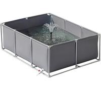 Large Outdoor Fish Pond Canvas Water Tank With Drain Valve