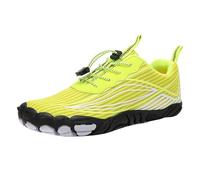 Large Outdoor Non-Slip Wading Shoes Five Toe Hiking Mountaineering Couples Fitness Sports Creek Tracing Shoes, yellow, 9 UK