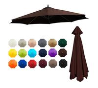 Large Outdoor Parasol Replacement Cover - 6/8 Ribs, Foldable Canopy for Garden, Patio & Balcony - Easy Assembly, Sun Protection, Durable Umbrella Cover
