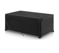 Large Outdoor Table Covers Waterproof Rectangle 260x100x100cm Garden Furniture Cover, 600D Heavy Duty Oxford Fabric Patio Furniture Covers Windproof Anti-UV for Garden Table Cover and Rattan Sofa