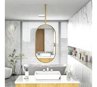 Large Oval Mirror, Ceiling Hanging Mirror, Vanity Make-up Mirrors