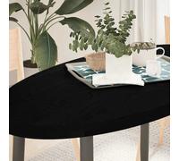 vidaXL Table Top Light Brown 100x50x4 cm Solid Wood Oak Oval