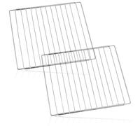 SPARES2GO Adjustable Oven Shelf compatible with Beko Extendable Locking Nut Grill up to 590mm (Large) x 2