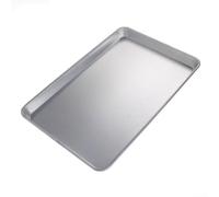 Large Oven Tray 45x33cm Aluminium Baking Pan for Roasting Vegetables Meats - Quick Heat Distribution Rectangular Sheet