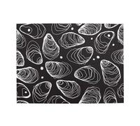 Large Oyster Pearl Hand Drawn Line Nature Oyster,500 Pieces Puzzles for Adults-Wooden Jigsaw Puzzle for Adults Elderly