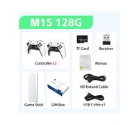 (Large package: Including 128 grams of memory card) Wireless gaming machine M15 gaming machine retro arcade home game console TV arcade