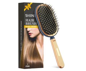 Large Paddle Brush, SHINLEA Hair Brush for Blow Drying, Massage Flexible Soft Bristles, Detangle Hairbrush for Men Women Kids, Reducing Breakage, Promoting Hair Growth