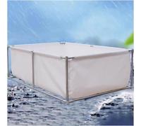 Large Paddling Pool for Koi Fish & Turtles Foldable Water Storage Aquarium with Metal Bracket Ideal for Fish & Shrimp Farming Hydroponics & Outdoor Swimming Activities