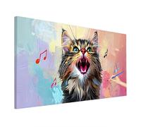 Large Paint by Numbers for Adults Cat 160x70cm, Cute Paint by Numbers Kits, DIY Adult Crafts for Beginner, Canvas Oil Painting Kit for Kids, Hobbies for Adults Women, Room Decor, Autumn Decor U-47