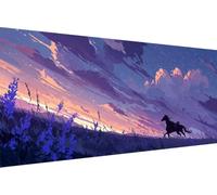 Large Paint by Numbers for Adults Horse Paint by Numbers Kits Cloud DIY Colorful Canvas Oil Paintings Arts with Accessories, Hobbies for Adults Women for Home Wall Decor (with Frame) 12x24 in 2-2181