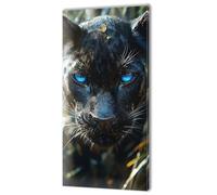 Large Painting by Numbers for Adults, Animal Leopard Paint by Numbers for Children Kits, Without Frame DIY Canvas Oil Painting Gifts, Adult Crafts with 3- Paint Brushes, Home Decor 50x100cm w-193