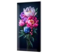 Large Painting by Numbers for Adults, Color Flower Paint by Numbers for Children Kits, Without Frame DIY Canvas Oil Painting, Adult Crafts with Paint Brushes Acrylic Pigment, Home Decor 50x100cm w-31