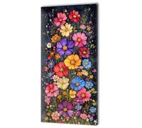 Large Painting by Numbers for Adults, Color Flower Paint by Numbers for Children Kits, Without Frame DIY Canvas Oil Painting, Adult Crafts With Paint Brushes Acrylic Pigment, Home Decor 50x100cm w-41