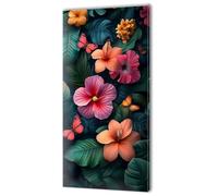 Large Painting by Numbers for Adults, Color Flower Paint by Numbers for Children Kits, Without Frame DIY Canvas Oil Painting, Adult Crafts With Paint Brushes Acrylic Pigment, Home Decor 50x100cm w-39