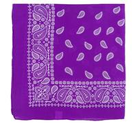 Large Paisley Bandana Bikers Head SCARF Soft Lightweight 24" x 24"