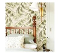 Large Palm Botanical Leaf Stencil for Wall Painting 50cmX50cm Custom Reusable Tropical Botanical Template for DIY Big Patterns Home Decor Seamless Jungle Mural