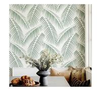 Large Palm Botanical Leaf Stencil for Wall Painting 60cmX60cm Custom Reusable Tropical Botanical Template for DIY Big Patterns Home Decor Seamless Jungle Mural