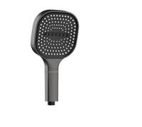 Large Panel Shower Head Adjustable 3 Modes High Pressure Massage Shower(Grey)