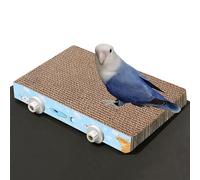 Large Paper Bird Toys, Bird Platform, Parrot Toy, Help Birds Clean Beak, Release Stress, Reduce Boredom - Suitable for Macaws, Small Parakeets, and Other Small to Medium-Sized Pet Birds